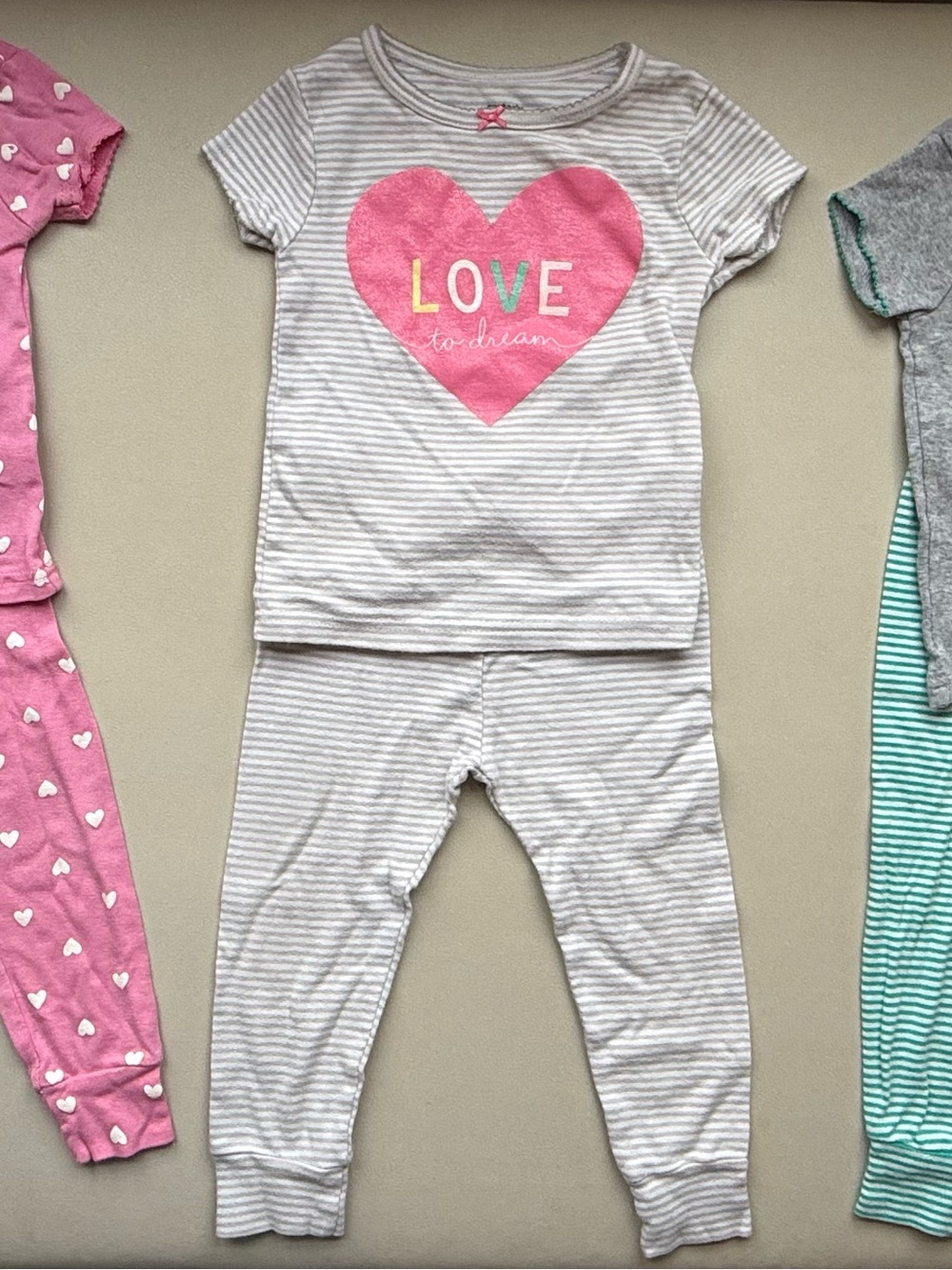 Girls’ 3-Piece Pajama Set Bundle – Cute & Cozy